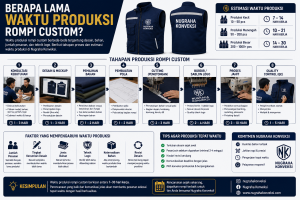 Berapa Lama Waktu Produksi Rompi Custom