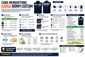 Cara Menghitung Harga Rompi Custom