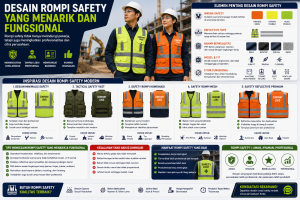 Desain Rompi Safety yang Menarik dan Fungsional