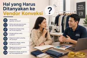 Hal yang Harus Ditanyakan ke Vendor Konveksi