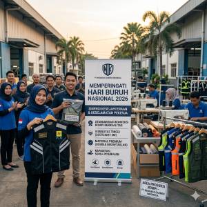 Hari Buruh 2026 Sinergi Kesejahteraan Pekerja dan Standar Perlengkapan Kerja di Industri Konveksi Rompi
