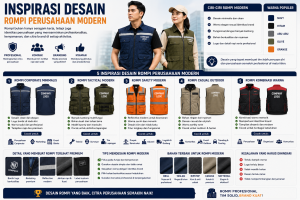 Inspirasi Desain Rompi Perusahaan Modern