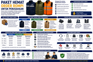 Paket Hemat Order Rompi untuk Perusahaan