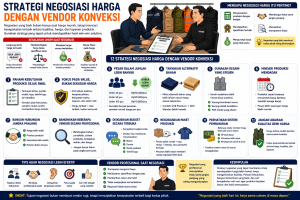 Strategi Negosiasi Harga dengan Vendor Konveksi