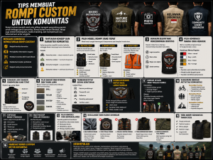 Tips Membuat Rompi Custom untuk Komunitas