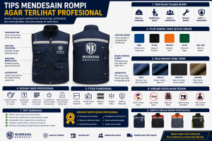 Tips Mendesain Rompi Agar Terlihat Profesional