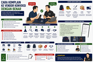 Cara Komplain ke Vendor Konveksi dengan Benar