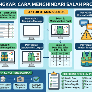 Cara Menghindari Salah Produksi Rompi