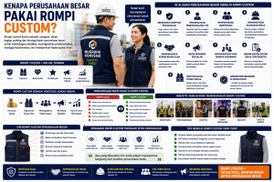 Kenapa Perusahaan Besar Pakai Rompi Custom