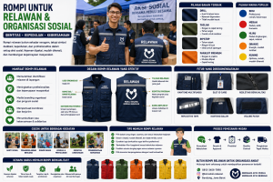 Rompi untuk Relawan dan Organisasi Sosial