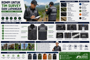 Rompi untuk Tim Survey dan Lapangan Rompi untuk Tim Survey dan Lapangan