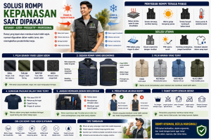 Solusi Rompi Kepanasan Saat Dipakai