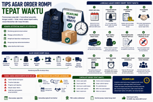 Tips Agar Order Rompi Tepat Waktu